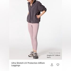 Uniqlo Airism Leggings - lilac color